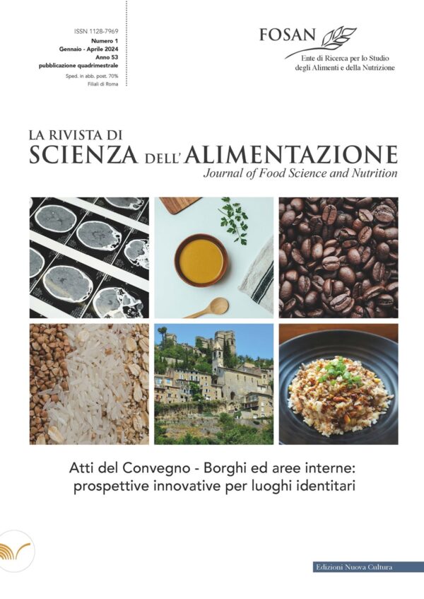 La Rivista di Scienza dell’Alimentazione n. 1/2024