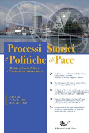 Rivista Processi Storici e Politiche di Pace n. 13-14 2013