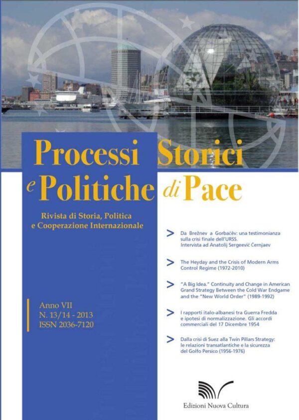 Rivista Processi Storici e Politiche di Pace n. 13-14 2013