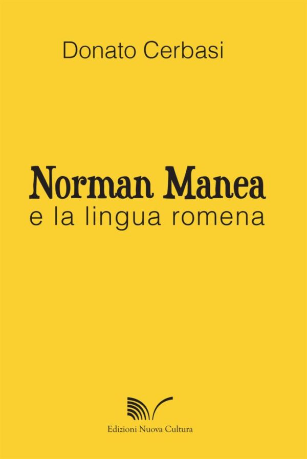 Norman Manea e la lingua romena