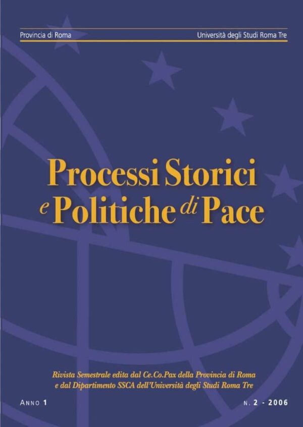 Rivista Processi storici e politiche di pace n. 2 2006