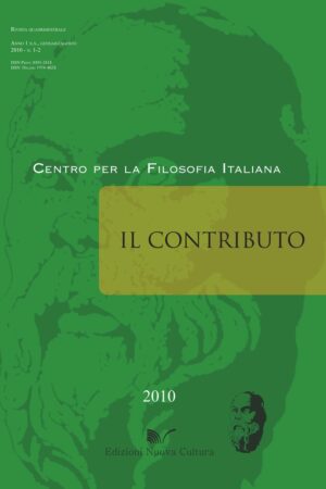 Rivista Il Contributo n. 1-2/2010