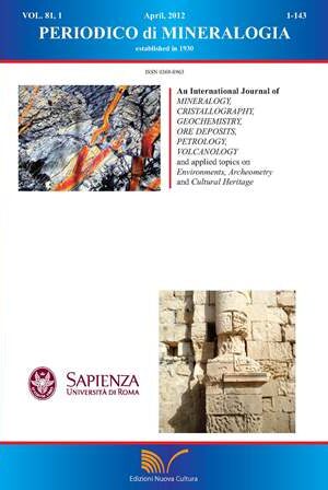 Periodico di Mineralogia Vol. 81,1 – April 2012